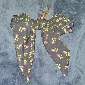 Betsey Johnson Bag Charm Gold Clasp